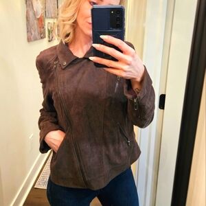 Lulus Lush Greigh Suede Women's Jacket - Size M